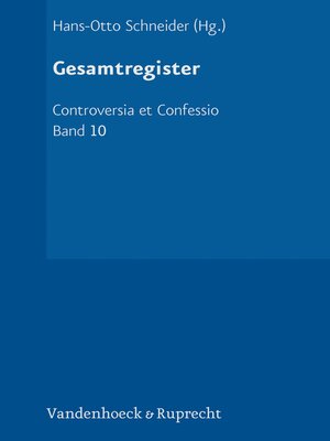 cover image of Gesamtregister